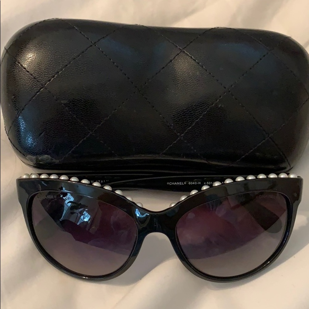Chanel pearl sunglasses